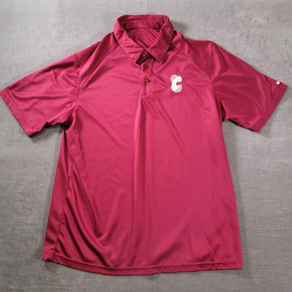 Nike Cincinnati Bearcats Mens Large Polo Shirt Red Athletic Short Sleeve Golf